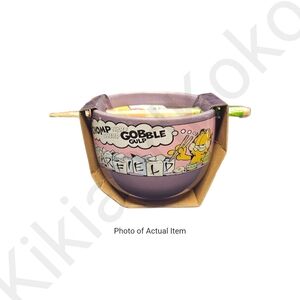 *LAST 1* NWT Garfield Ramen Bowl Set 20oz
